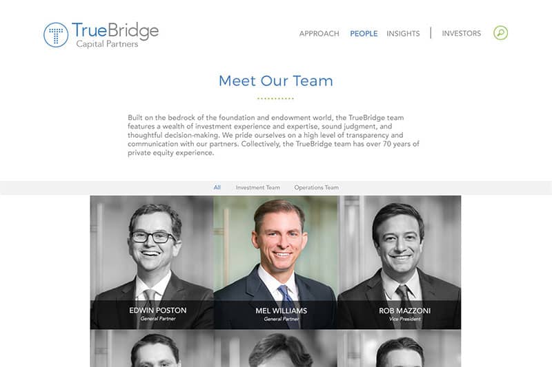 Truebridge Team Page